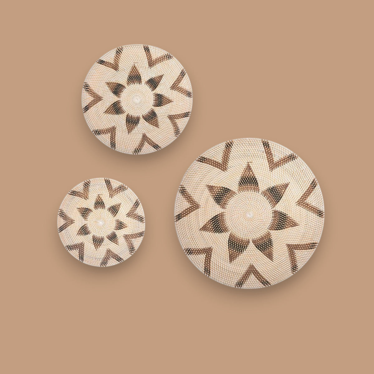 Rattan Wanddeko in verschiedene Größen